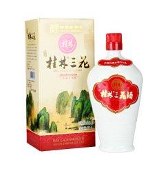 桂林三花酒 高度白酒 米香型 52度珍品瓷瓶三花酒450ml单瓶