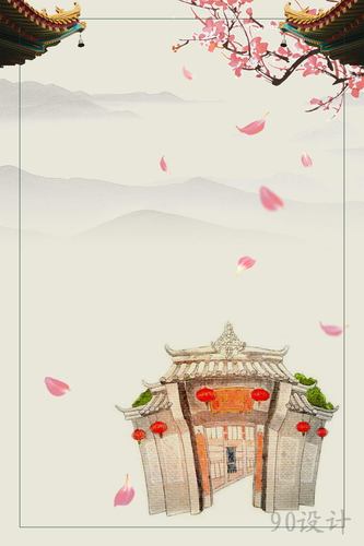 魅力成都旅游背景图片