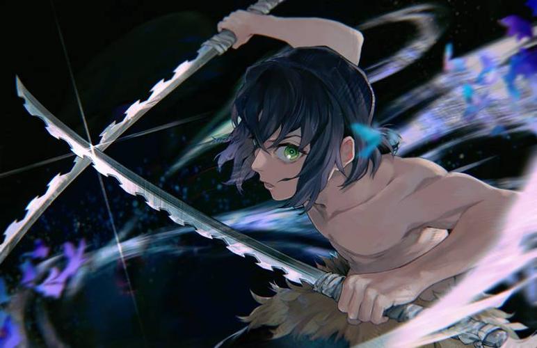 嘴平伊之助|灸场メロ的鬼灭之刃插画图片