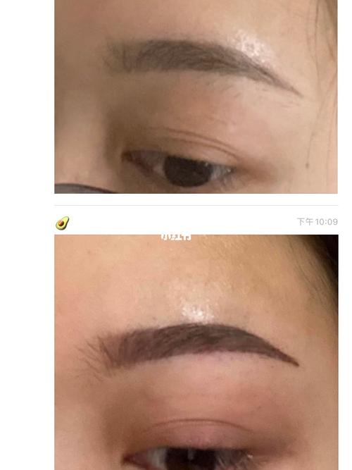 最终效果!终于掉痂啦～_纹眉_眉毛_美妆_医美整形