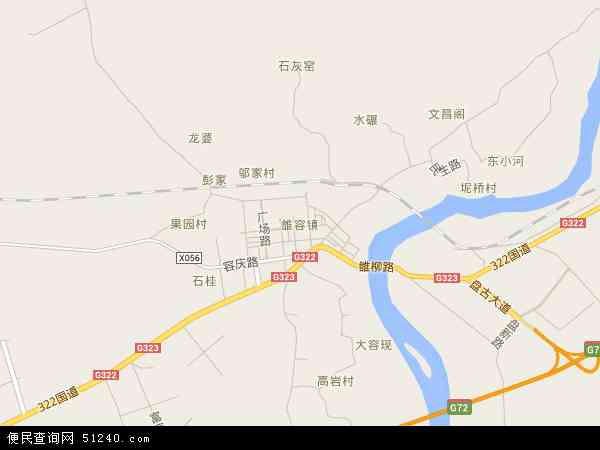 中国广西壮族自治区柳州市鱼峰区雒容镇地图(卫星地图)