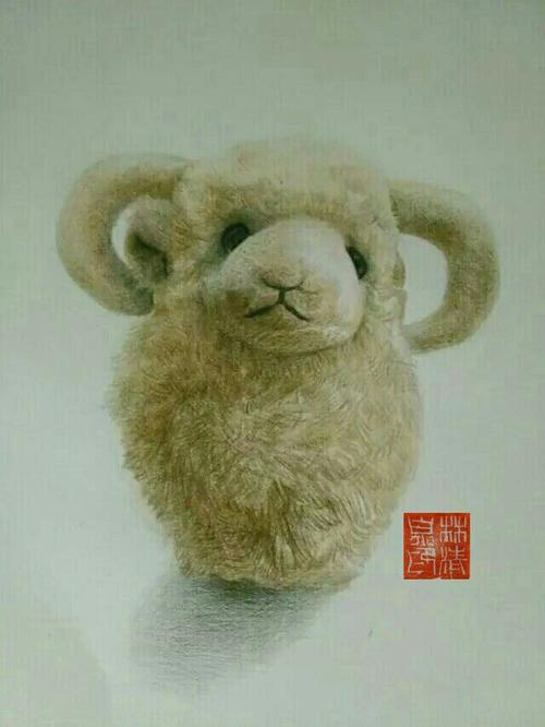          小绵羊(彩铅)