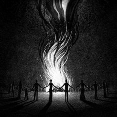 brian luong 超现实主义黑白插画