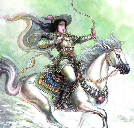 诗中所写的是我国古代巾帼英雄花木兰,她忠孝节义,代父从军击败入侵