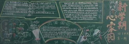 小学生黑板报开学内容