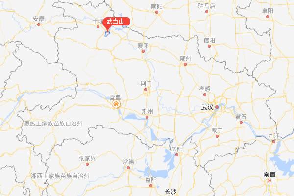 武当山所在位置