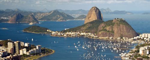 "sugarloaf mountain" the most prominent natural landmark in rio
