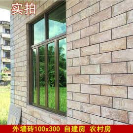 批发直销别墅自建房农村外墙砖100x300工程通体喷墨外墙佛山瓷砖