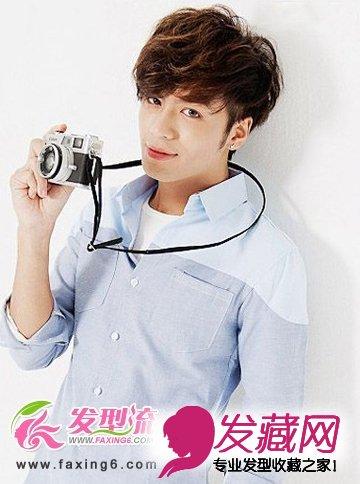 2015最新时尚男生纹理烫发型设计