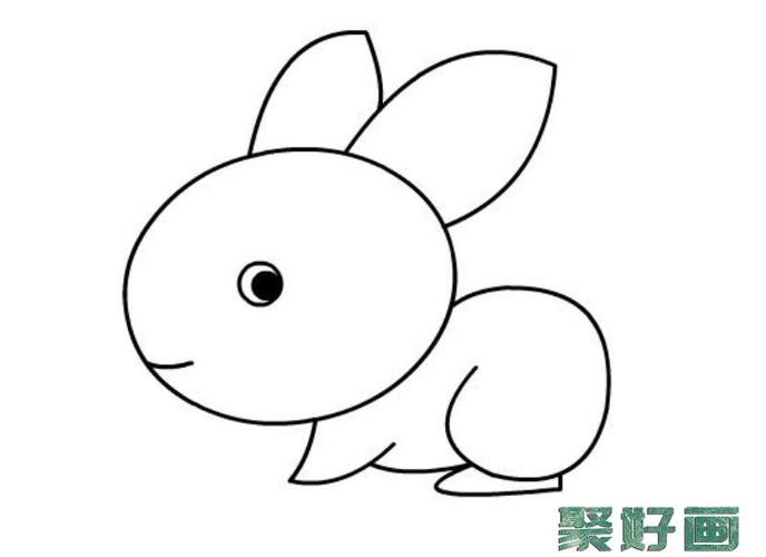 小兔子简笔画的画法步骤教程怎么画简笔画教程