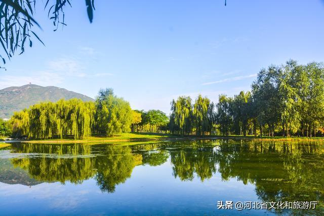 石家庄龙泉湖公园:湖光山色共争秋