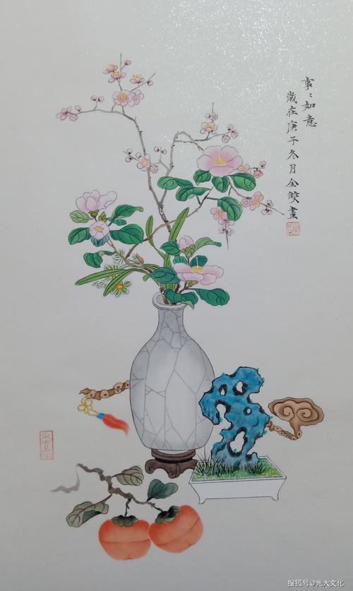 金双书画欣赏_博古