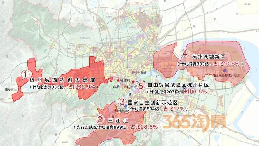 城西科创大走廊第一三江汇第二杭州未来几年发展重点在这