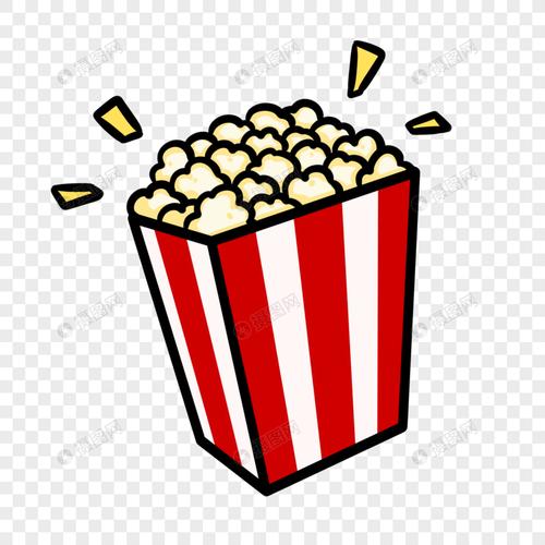 免抠元素 手绘/卡通元素 爆米花 爆米花.