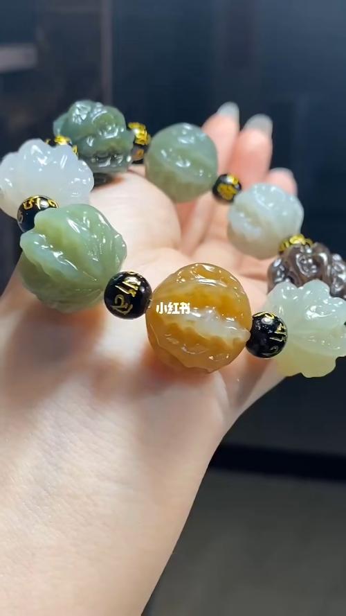 和田玉多宝核桃手串,男朋友父亲都很合适_手串_和田玉