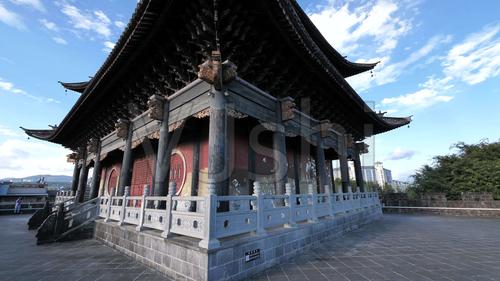 腾冲文星楼腾冲腾冲景点腾冲古建文_3840x2160_高清视频素材下载(编号