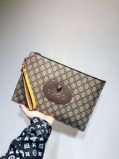 古驰男士手拿包