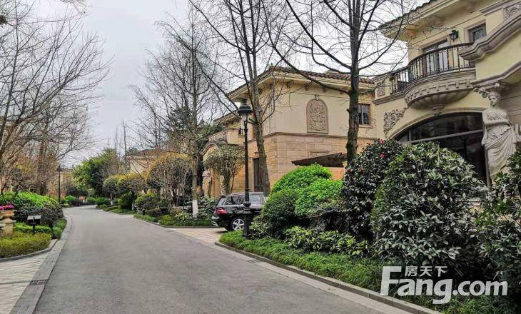 200平大花园每个卧室都是套房 湖边双拼别墅,成都温江万春镇鹭湖宫2区