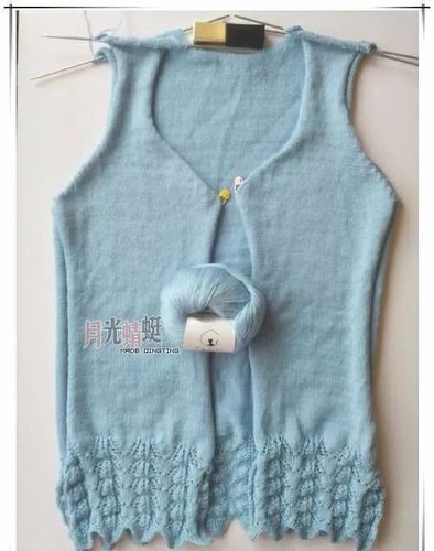 女士棒针简洁实用v领开衫编织教程图解