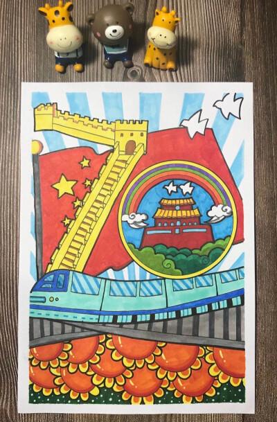 分享〕国庆节/建国70周年/节假日绘画素材国庆系列的绘画素材喜欢