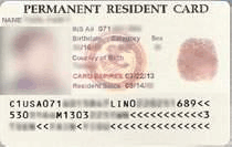 美国绿卡的样子