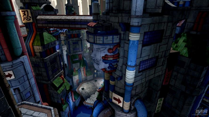 《火影博人传:忍者先锋》新截图 雨隐村舞台风格独特