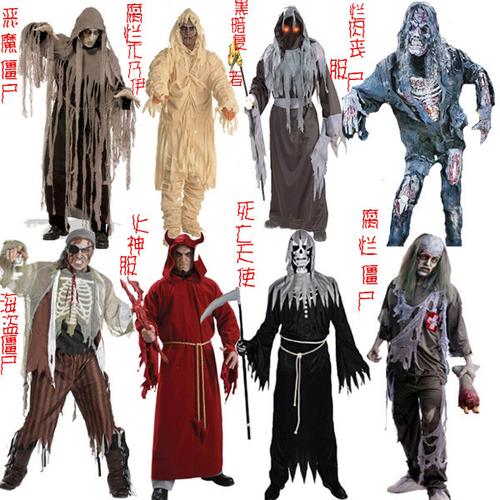 cos成人万圣节服装恐怖服装僵尸吸血鬼恶魔木乃伊服装化妆舞会