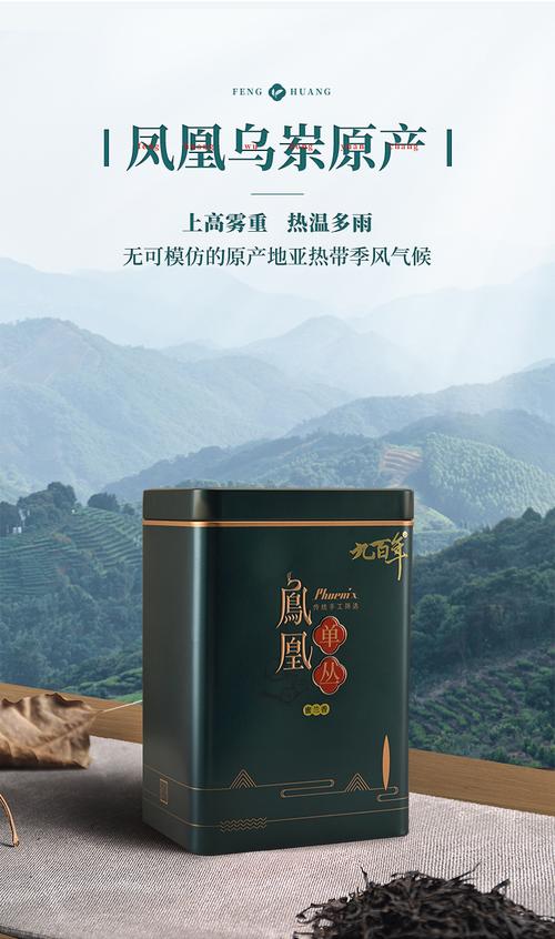 九百年茶叶 凤凰单枞茶蜜兰香高山单丛茶叶500g潮州特产乌岽茶蓝田生