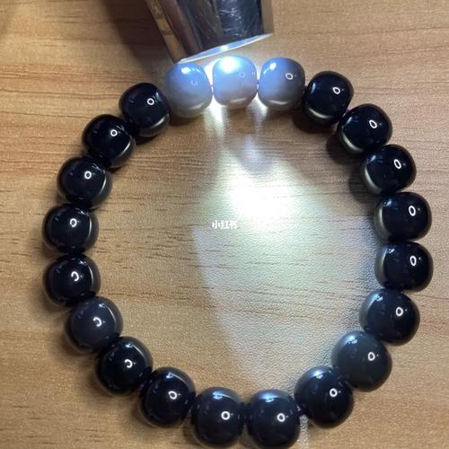 帝王紫小手串儿_和田玉_时尚_配饰_首饰