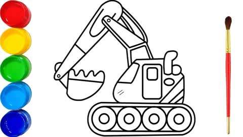 3漂亮好看的挖掘机画法  04:09  来源:爱奇艺-儿童绘画教程,教你怎么