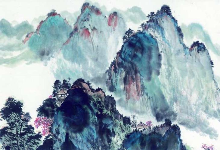 当代写意山水画图片,当代写意山水画作品