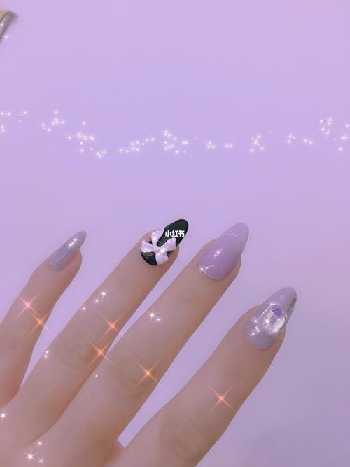 紫色系9799_紫色系_搭配_穿戴甲_蝴蝶结_美妆_美甲