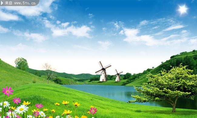 春天郊外风景图片 自然美景壁纸