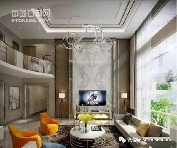 为什么别墅客厅都喜欢用跃层背景墙?