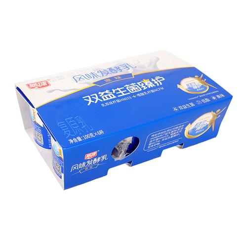 燕塘原味双益生菌臻护风味发酵乳