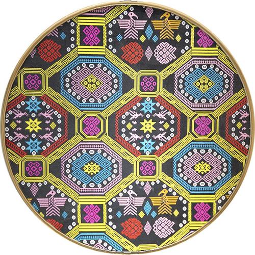 广西传统民间图腾壮族布料经典壮锦面料diy壮锦