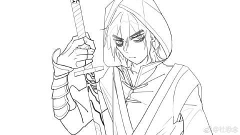 567刺客伍六七简笔画