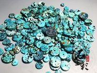 原矿绿松石多少钱一克:原矿无优化高瓷松石:天然湖北十堰原矿白蓝绿