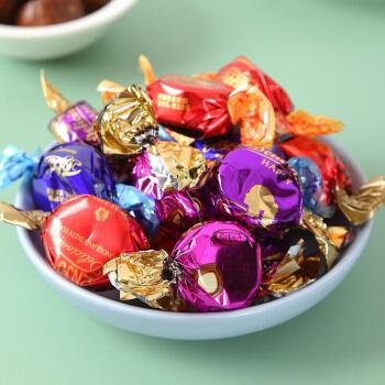 混合糖果整箱5斤紫皮糖牛轧糖巧克力喜糖过年招待糖1斤批发地方特产