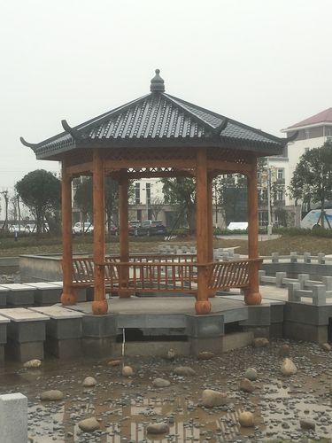 防腐木凉亭
