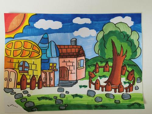 艺术素养绘画精选作品展示(附带获奖名单 写美篇 四年级《花儿朵朵》