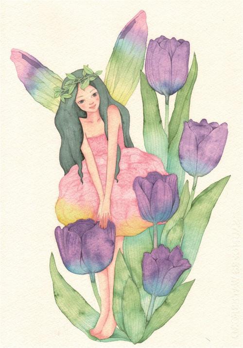 每一个女孩都是公主#插画##水彩画##微博橱窗# nwow!