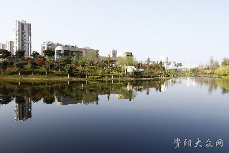 [原创]九曲河风光(只看倒映)_摄影交流_资阳大众网论坛