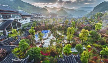 温泉之旅剑河仰阿莎国际温泉酒店1晚含双人早餐2张圣水温泉门票每人2