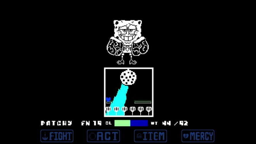 【undertale同人游戏】spongeswap海绵宝宝审判战第一阶段