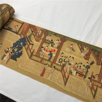 2022新款汉宫春晓图仇英汉宫春晓图十大传世名画高清艺术微喷工笔画