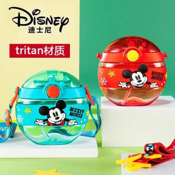 disney迪士尼儿童水杯甜甜圈夏季水壶防漏防摔幼儿园小学生男女吸管杯