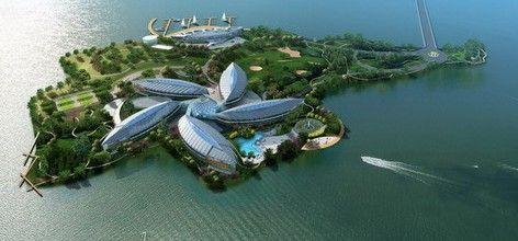 滴水湖效果图
