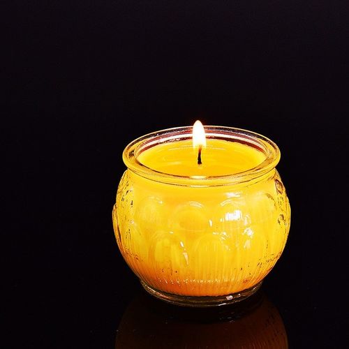 醇朴酥油灯工厂批发祭祀宗教用品供佛无烟环保蜡烛 24小时平口莲花