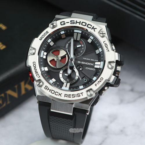 卡西欧钢铁之心gshock太阳能蓝牙手表gstb100b100d1ab300s